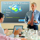 Employees run through the presentation that will eventually jump right off the screen.